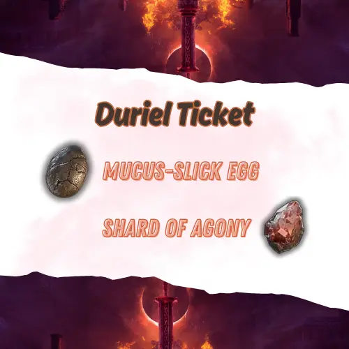 Season 5: Season of the Infernal Hordes – Softcore - Duriel Ticket / Duriel Set for Summon BOSS Duriel